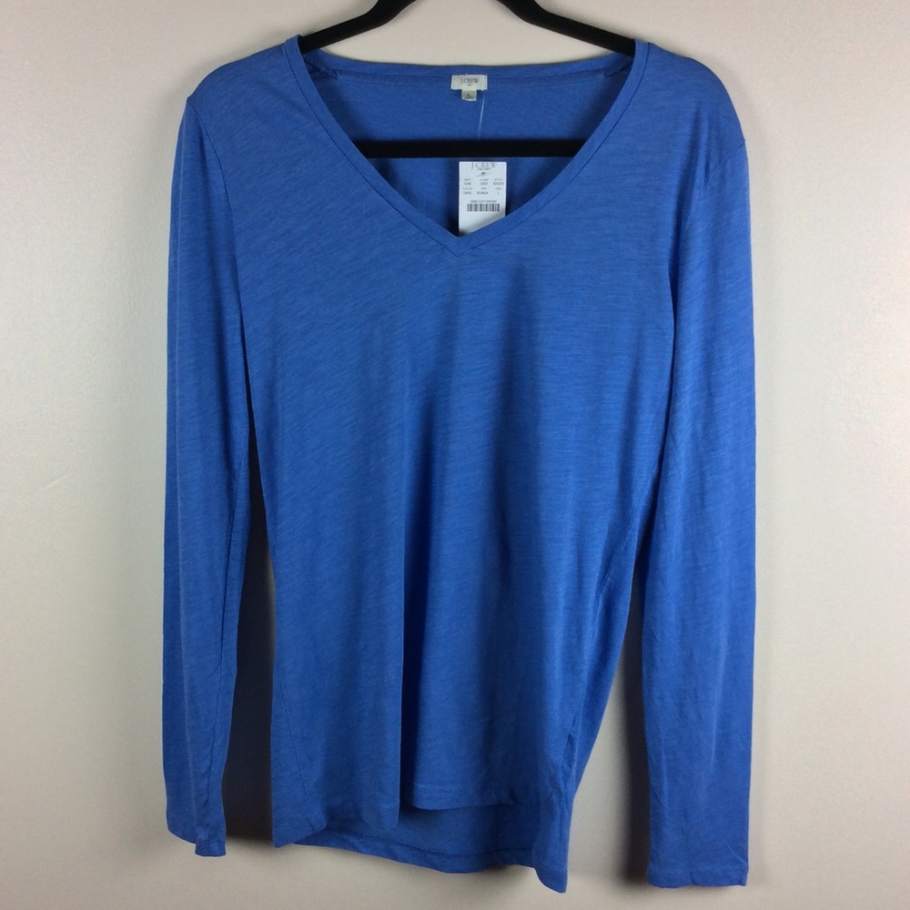 🍁NWT J. Crew Factory Long Sleeve V-Neck T-Shirt